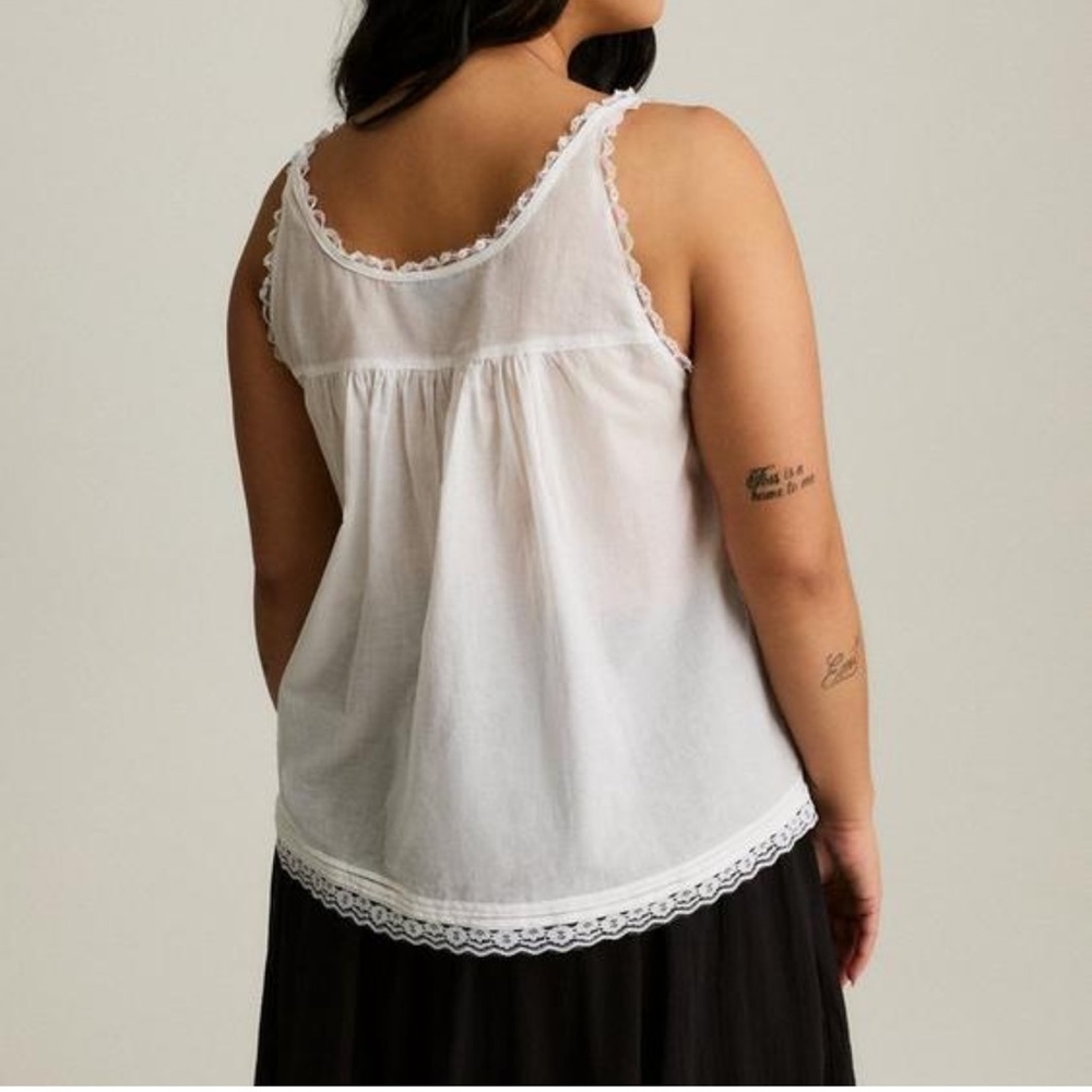 Torrid Festi Lace Tie Front Tanks - Picture 8 of 10